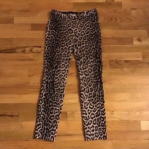 EUC Zara leopard prints pants S